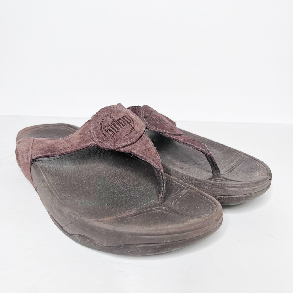 FitFlop Oasis Flip Flop Sandals Brown Size 10 Women’s